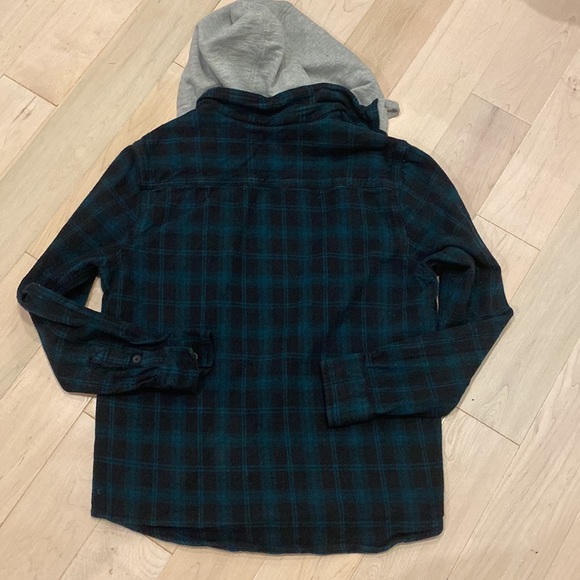 North western MFG co. Boys soft flannel plaid hoodie - Picture 6 of 8